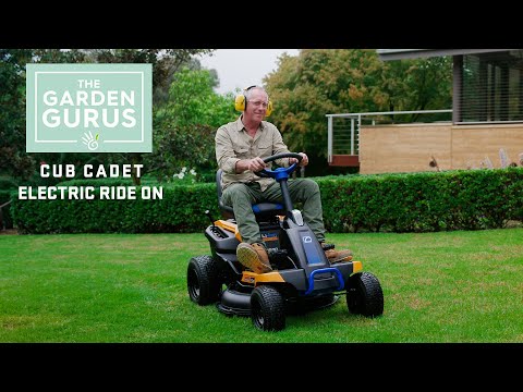 Cub Cadet electric ride on mower video review
